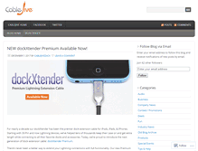 Tablet Screenshot of blog.cablejive.com